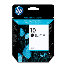 HP 10 cartouche d'encre 1 pièce(s) Original Rendement standard Noir