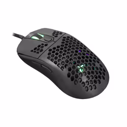 White Shark GALAHAD, Ambidextre, Optique, USB Type-A, 7200 DPI, Noir