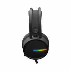 White Shark Ocelot Casque Avec fil Arceau Jouer USB Type-A Noir
