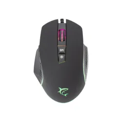 White Shark GARETH Black souris Ambidextre USB Type-A Optique 6400 DPI