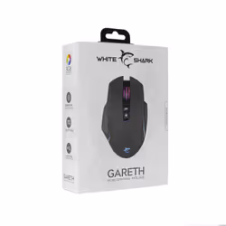 White Shark GARETH Black souris Ambidextre USB Type-A Optique 6400 DPI - Vue supplémentaire 2
