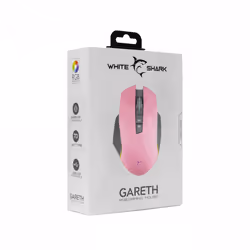 White Shark GARETH Pink souris Droitier USB Type-A Optique 6400 DPI - Vue supplémentaire 7
