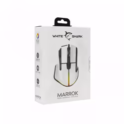 White Shark MARROK White souris Droitier USB Type-A Optique 12000 DPI - Vue supplémentaire 6