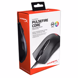 HyperX Pulsefire Core souris Ambidextre USB Type-A Optique 6200 DPI