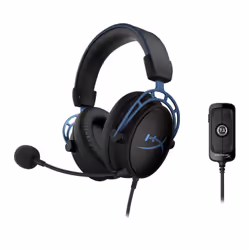 HyperX Cloud Alpha S Casque Arceau Noir, Bleu