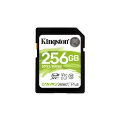 Kingston Technology Canvas Select Plus mémoire flash 256 Go SDXC UHS-I Classe 10