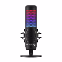 HyperX QuadCast S, Microphone de table, -36 dB, 20 - 20000 Hz, 16 bit, 48 kHz, Microphone omnidirectionnel/bidirectionnel