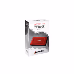 Kingston Technology 1 To SSD externe XS1000 USB 3.2 Gen 2, Rouge - Vue supplémentaire 5