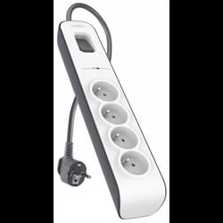 Belkin BSV400VF2M protection surtension Blanc 4 sortie(s) CA 2 m