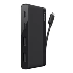 Belkin F4U090btBLK 5000 Mbit/s Noir