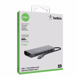 Belkin F4U092BTSGY station d'accueil USB 3.2 Gen 1 (3.1 Gen 1) Type-C Gris - Vue supplémentaire 10