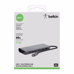Belkin F4U092BTSGY station d'accueil USB 3.2 Gen 1 (3.1 Gen 1) Type-C Gris - Vue supplémentaire 11