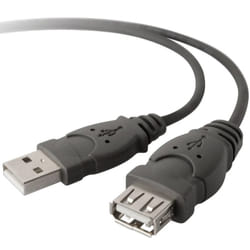 Belkin USB 2.0 A M/F 4.8m câble USB 4,8 m USB A Noir