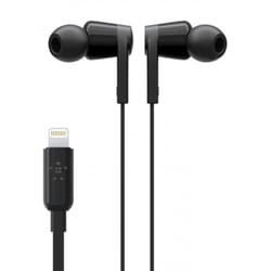 Belkin Rockstar Écouteurs Avec fil Ecouteurs Appels/Musique Noir