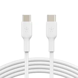 Belkin CAB003BT2MWH câble USB 2 m USB C Blanc