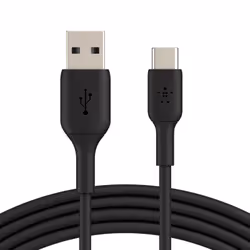 Belkin CAB001BT1MBK, 1 m, USB A, USB C, Noir