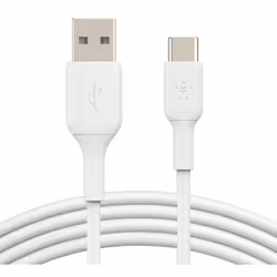 Belkin CAB001BT1MWH, 1 m, USB A, USB C, Blanc