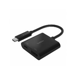 Belkin AVC002BTBK hub & concentrateur USB 3.2 Gen 1 (3.1 Gen 1) Type-C Noir