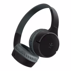 Belkin SOUNDFORM Mini, Casque, Arceau, Musique, Noir, Binaural, Appairage Bluetooth, Lecture/pause, Volume +, Volume +