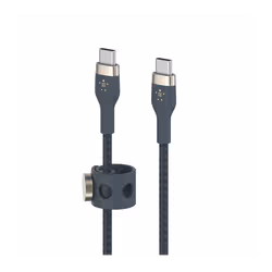 Belkin BOOST↑CHARGE PRO Flex, 1 m, USB C, USB C, USB 2.0, Bleu