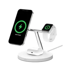Belkin WIZ017vfWH Écouteurs, Smartphone, Smartwatch Blanc Secteur Recharge sans fil Charge rapide Intérieure
