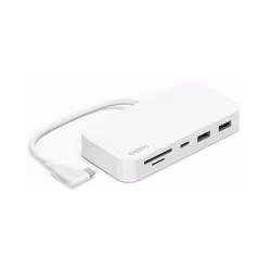 Belkin INC011btWH, USB 3.2 Gen 1 (3.1 Gen 1) Type-C, RJ-45, USB 3.2 Gen 1 (3.1 Gen 1) Type-A, USB 3.2 Gen 1 (3.1 Gen 1) Type- ...