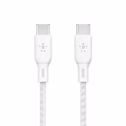 Belkin BOOST CHARGE, 2 m, USB C, USB C, USB 2.0, 480 Mbit/s, Blanc