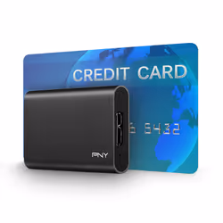 PNY PSD1CS1050-960-FFS lecteur à circuits intégrés externe 960 Go Noir - Vue supplémentaire 6