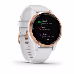 Garmin vívoactive 4s 2,79 cm (1.1") 40 mm 218 x 218 pixels Écran tactile Or rose Wifi GPS - Vue supplémentaire 3