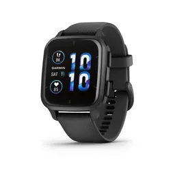 Garmin Venu Sq 2 Music 3,56 cm (1.4") AMOLED 40 mm Numérique Écran tactile Noir GPS (satellite)