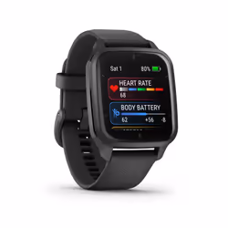 Garmin Venu Sq 2 Music 3,56 cm (1.4") AMOLED 40 mm Numérique Écran tactile Noir GPS (satellite) - Vue supplémentaire 3