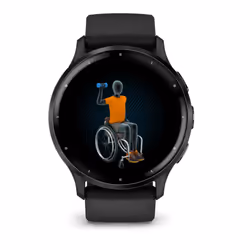 Garmin Venu 3 3,56 cm (1.4") AMOLED Numérique 454 x 454 pixels Écran tactile Noir Wifi GPS (satellite) - Vue supplémentaire 5