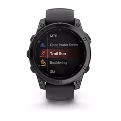 Garmin Fenix E 3,3 cm (1.3") AMOLED 47 mm Numérique 454 x 454 pixels Écran tactile Noir Wifi GPS (satellite) - Vue supplémentaire 5
