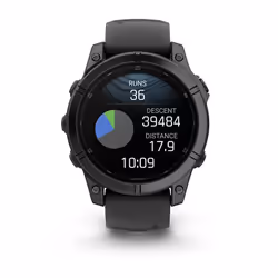 Garmin Fenix E 3,3 cm (1.3") AMOLED 47 mm Numérique 454 x 454 pixels Écran tactile Noir Wifi GPS (satellite) - Vue supplémentaire 6