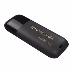 Team Group C175, 64 Go, USB Type-A, 3.2 Gen 1 (3.1 Gen 1), Casquette, 15 g, Noir
