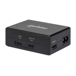 Manhattan 130554 station d'accueil USB 3.2 Gen 1 (3.1 Gen 1) Type-C Noir