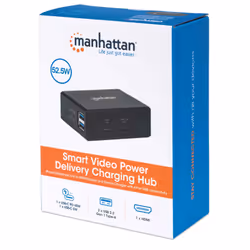 Manhattan 130554 station d'accueil USB 3.2 Gen 1 (3.1 Gen 1) Type-C Noir - Vue supplémentaire 2