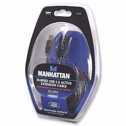 Manhattan 150248 câble USB 10 m 2.0 USB A Noir