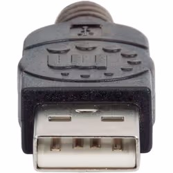 Manhattan 150958, 20 m, USB A, USB A, USB 2.0, Mâle/Femelle, Noir