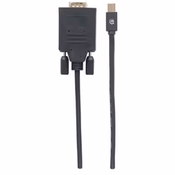 Manhattan 152167 câble vidéo et adaptateur 1,8 m Mini DisplayPort VGA (D-Sub) Noir - Vue supplémentaire 4