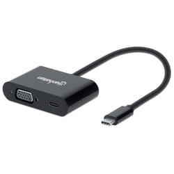 Manhattan 153430 adaptateur graphique USB 1024 x 768 pixels Noir