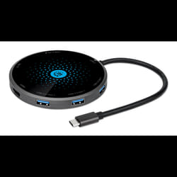 Concentrateur USB-C 3.2 Gen 1 Noir 5000 Mb/s - Manhattan 166560
