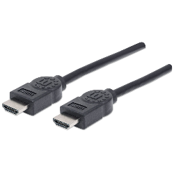 Manhattan 306119 câble HDMI 1,8 m HDMI Type A (Standard) Noir
