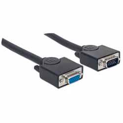 Manhattan 313612 câble VGA 15 m VGA (D-Sub) Noir