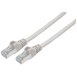 Intellinet 1m Cat6A S/FTP câble de réseau S/FTP (S-STP) Gris