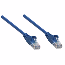 Intellinet RJ-45 M/M, 20m câble de réseau Bleu Cat5e U/UTP (UTP)