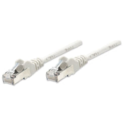 Intellinet Cat5e, 0.5m câble de réseau Gris 0,5 m SF/UTP (S-FTP)