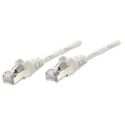 Intellinet Cat5e, 0.5m câble de réseau Gris 0,5 m SF/UTP (S-FTP)