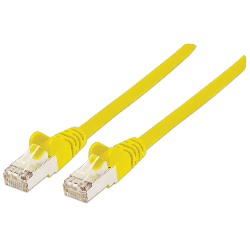 Intellinet 350471 câble de réseau Jaune 1 m Cat6a S/FTP (S-STP)