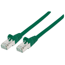 Intellinet Kabel / Adapte câble de réseau Vert 1 m Cat6a S/FTP (S-STP)